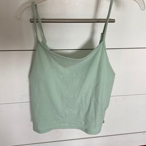 Green, American Eagle, medium cropped tank top